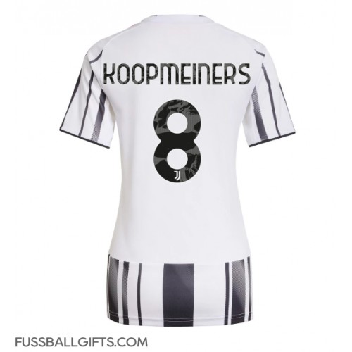 Juventus Teun Koopmeiners #8 Fußballbekleidung Heimtrikot Damen 2025-26 Kurzarm